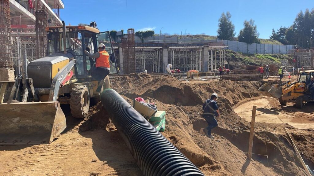 Constructora de infraestructura en Chile - obra en ejecución
